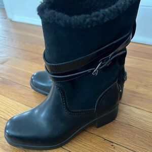 Coach Black Sole with Embossed Logo